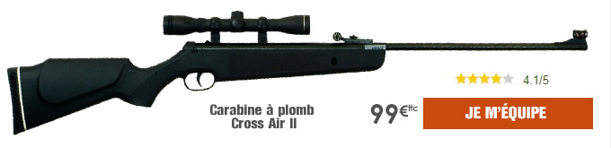 Carabine à plomb air comprimé Cross Air II