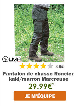 Pantalon Roncier Marcreuse Kaki/Marron 